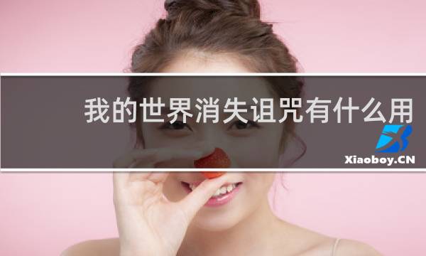 我的世界消失诅咒有什么用
