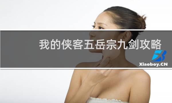 我的侠客五岳宗九剑攻略