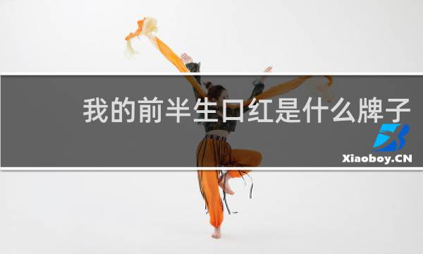 我的前半生口红是什么牌子