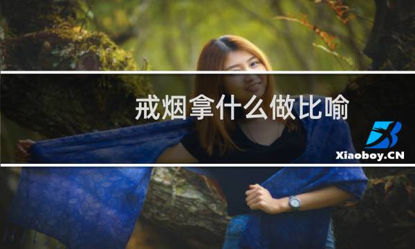 戒烟拿什么做比喻