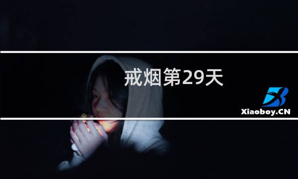 戒烟第29天
