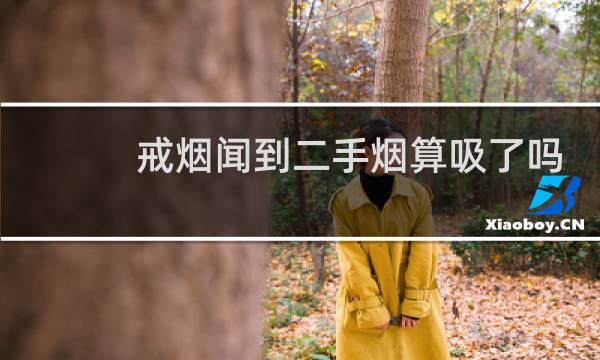 戒烟闻到二手烟算吸了吗