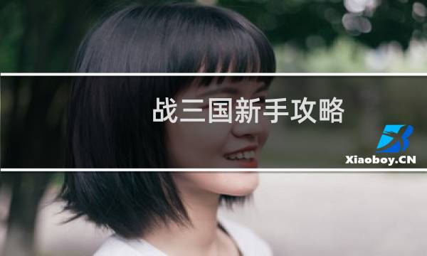 战三国新手攻略