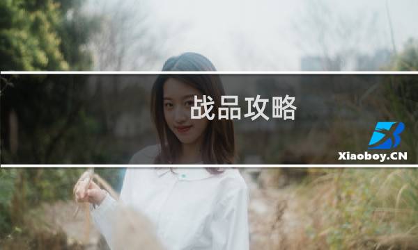 战品攻略