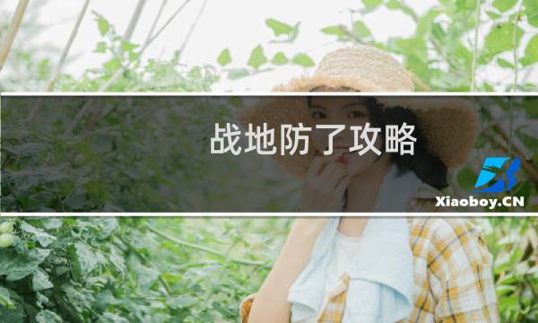 战地防了攻略
