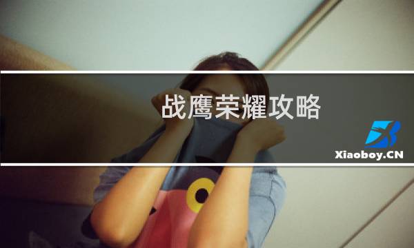 战鹰荣耀攻略