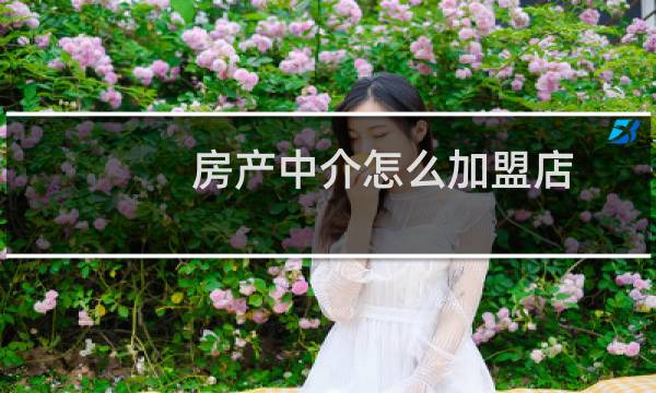 房产中介怎么加盟店