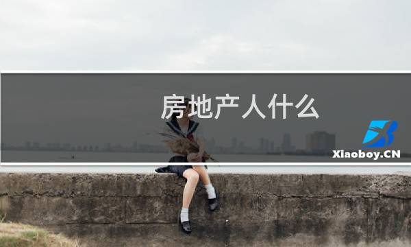 房地产人什么