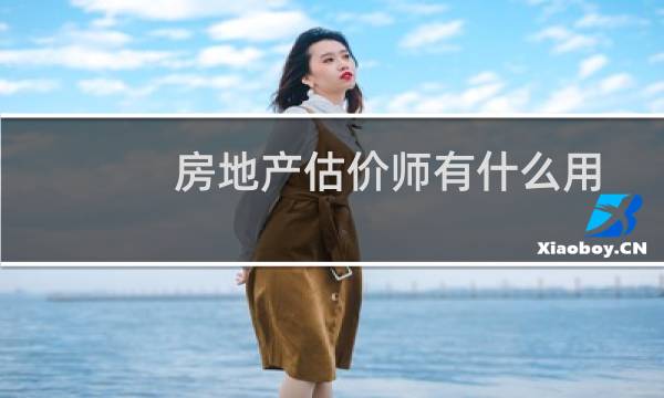 房地产估价师有什么用