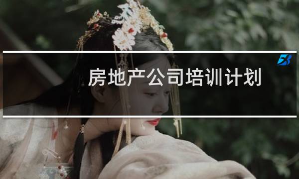 房地产公司培训计划