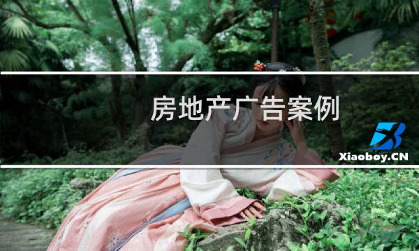 房地产广告案例