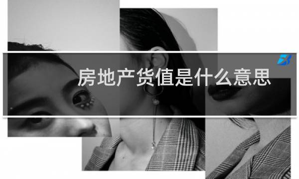房地产货值是什么意思