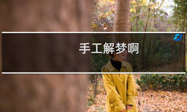 手工解梦啊