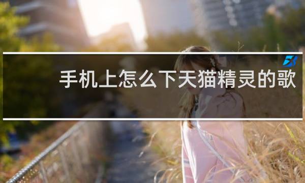 手機上怎么下天貓精靈的歌