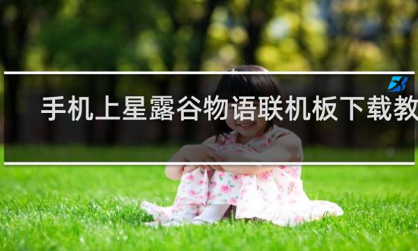 手机上星露谷物语联机板下载教程