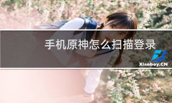 手机原神怎么扫描登录