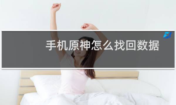 手机原神怎么找回数据