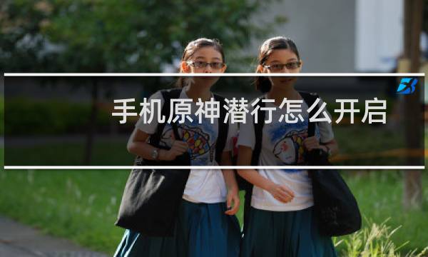 手机原神潜行怎么开启