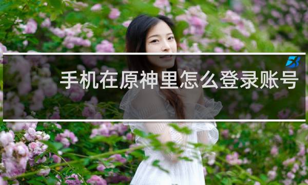 手机在原神里怎么登录账号