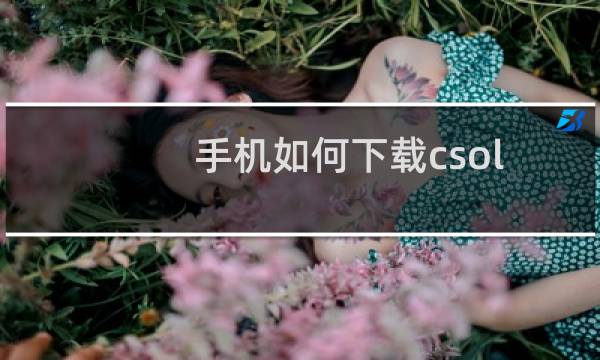 手机如何下载csol