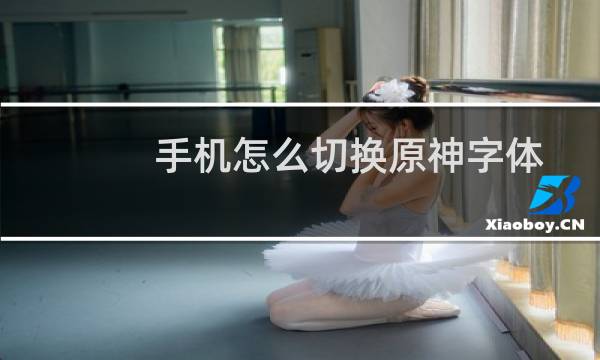 手机怎么切换原神字体