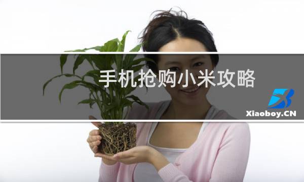 手机抢购小米攻略