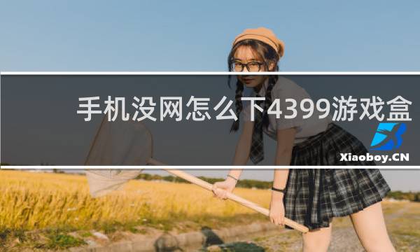 手机没网怎么下4399游戏盒
