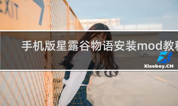 手机版星露谷物语安装mod教程