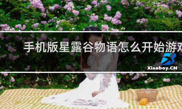手机版星露谷物语怎么开始游戏