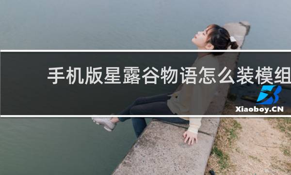 手机版星露谷物语怎么装模组