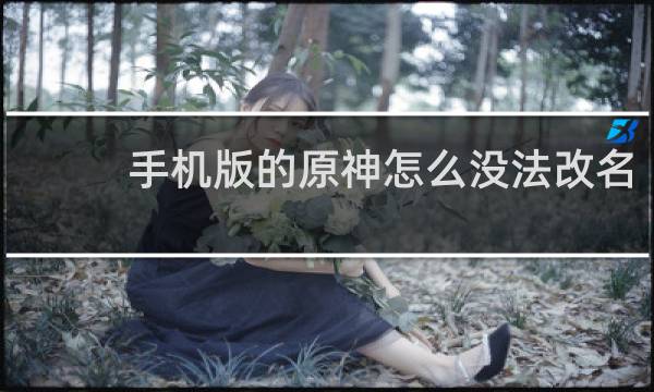 手机版的原神怎么没法改名