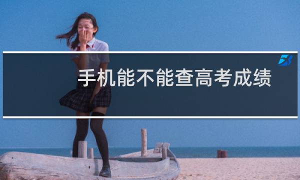 手机能不能查高考成绩