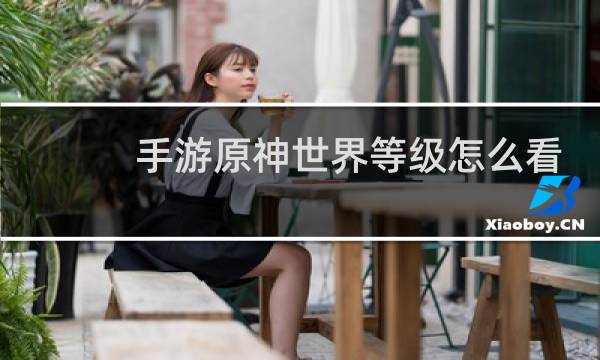 手游原神世界等级怎么看