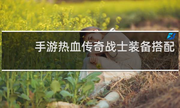 手游热血传奇战士装备搭配