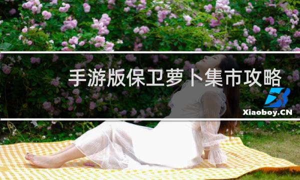 手游版保卫萝卜集市攻略