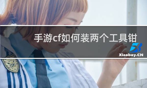 手游cf如何装两个工具钳