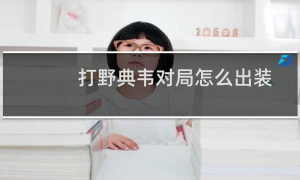 打野典韦对局怎么出装