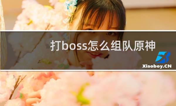 打boss怎么组队原神