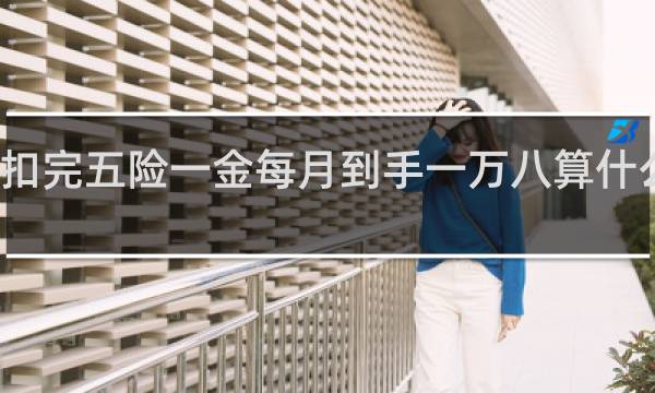 扣完五险一金每月到手一万八算什么水平