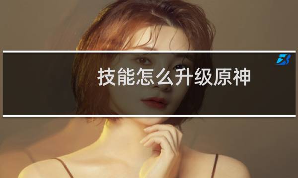 技能怎么升级原神