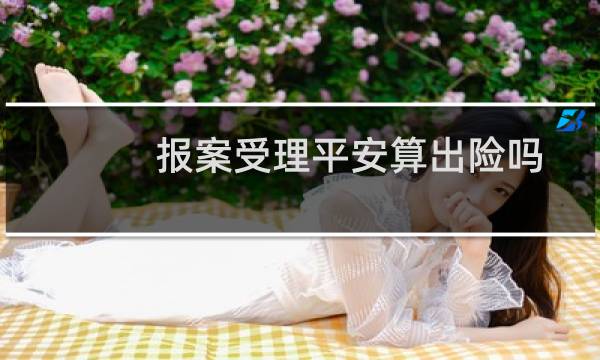 报案受理平安算出险吗