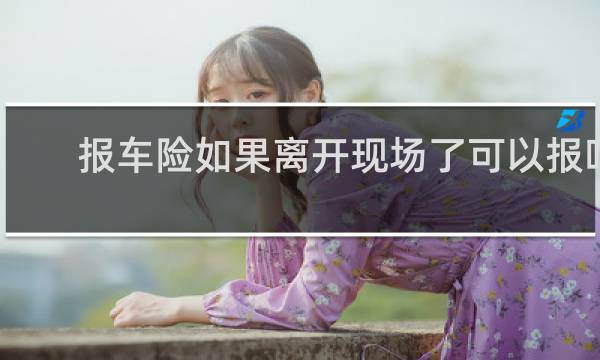 报车险如果离开现场了可以报吗