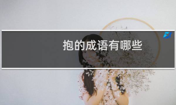 抱的成语有哪些