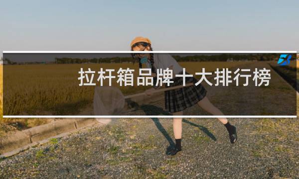 拉杆箱品牌十大排行榜