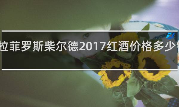 拉菲罗斯柴尔德2017红酒价格多少钱一瓶