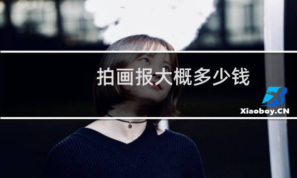 拍画报大概多少钱