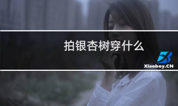 拍银杏树穿什么