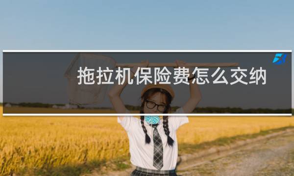 拖拉机保险费怎么交纳