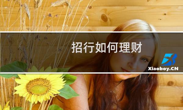 招行如何理财