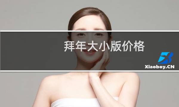 拜年大小版价格